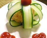 ✿簡単きゅうりの器　第②弾　かつおポキ✿作り方6写真