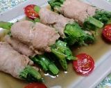わさび菜の肉巻き～わさび醤油で♪作り方5写真