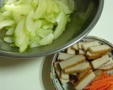 セロリとさつま揚げのわさマヨサラダ作り方1写真