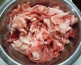 レンジで絶品♪お肉とろりん生姜焼き作り方1写真