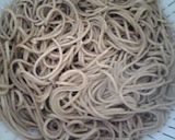 とろろ昆布の温かい蕎麦◆◆作り方1写真