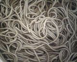 とろろ昆布の温かい蕎麦◆◆作り方2写真
