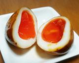 焼きそばの粉ソースで煮卵風♪作り方7写真