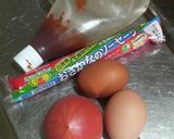 魚肉ソーセージとケチャップでメイン食材に作り方1写真