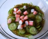 №３９　３分で酢の物　混ぜるだけ～作り方1写真
