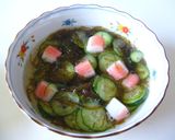 №３９　３分で酢の物　混ぜるだけ～作り方2写真