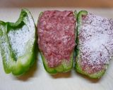 シンプルに☆ピーマンの肉詰め作り方4写真