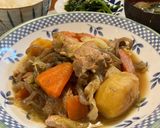 旨みたっぷり！鶏キャベツ肉じゃが作り方15写真