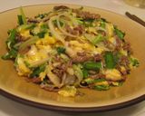 生姜餡で食べる~ニラ玉☆天津丼作り方7写真