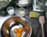 スイートポテト＊シフォンケーキ風作り方1写真