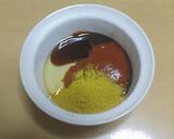 サーモンのほほ肉　ケチャップカレー炒め作り方3写真