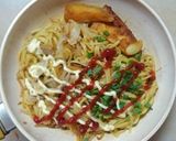 お手軽に 4色味の楽しめる 蒸し焼きそば作り方8写真