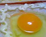 ☆卵がこぼれ落ちない卵トースト☆作り方3写真