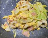 キャベツと卵の中華炒め作り方3写真