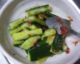 5分で簡単!たたききゅうりの練り梅和え作り方3写真