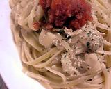 明太子パスタ(クリームスープ)作り方6写真