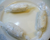 レンジで簡単♪ささみの梅しそくるくる◎作り方4写真