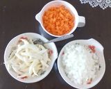 HMで簡単☆たっぷり野菜のツナブレッド作り方1写真