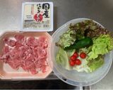 冷しゃぶサラダ梅ポン酢ドレッシング✨作り方1写真