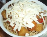 残ったカレーで！カレーパスタグラタン作り方5写真