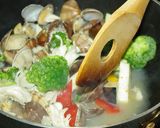 お野菜たっぷり！ あさりのワイン蒸し☆作り方6写真