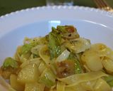 春キャベツと新じゃがのチーズパスタ作り方8写真