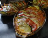 夏野菜の重ね焼き作り方8写真