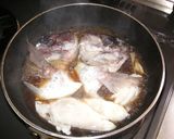 めんつゆde鯛のかぶと煮作り方3写真