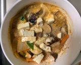 肉無豆腐中華風クリーミーガパオ味野菜炒め作り方16写真