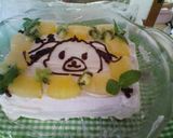 食パンｄeデコレーションケーキ♪作り方2写真