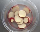 ベーコン・クリチの洋風さつまいもご飯。作り方1写真
