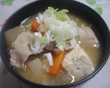 簡単和食♡具だくさんのおいしいとん汁♡作り方6写真