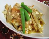 鶏ゴボウの炒り豆腐作り方5写真