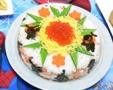 子供の誕生日に♪ちらし寿司ケーキ♪作り方1写真
