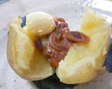 じゃがバターには塩辛を乗せて♡作り方3写真