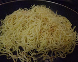 ★のおかずだ！小松菜とぷりエビの焼きソバ作り方1写真