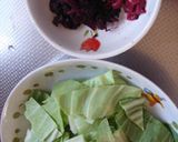 超簡単☆キャベツの梅もみ作り方1写真