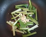 今日の簡単夕飯小松菜とちくわスタミナ炒め節約副菜作り方5写真