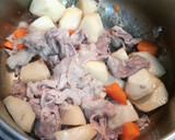 豚こま肉としらたき no うち肉じゃが作り方3写真
