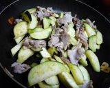 豚肉となすのオイスター炒め煮作り方5写真