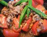 ♡トマトと豚こま肉のしょうが焼き♡作り方4写真