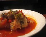 圧力鍋で超簡単！鶏肉のトマトソース煮込み作り方7写真