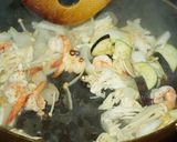 エビとキノコと色々野菜の和風パスタ☆作り方5写真