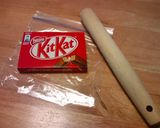 ★キット・カット入りバニラアイス作り方1写真