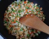 高野豆腐でぽんぽこオムレツ作り方2写真