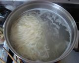 夏の昼ご飯♬鶏とキノコのピリ辛つけ麺作り方6写真