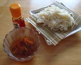 夏の昼ご飯♬鶏とキノコのピリ辛つけ麺作り方8写真