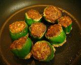 照り焼き風☆ピーマン肉詰め作り方3写真