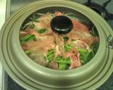 簡単☆もやしと豚肉の重ね蒸し作り方5写真