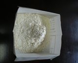 朝食に充実野菜なパン♪（レンジパン）作り方1写真
